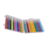 Picture of SET CALLIGRAPHY DELI MARKER WASHABLE BRUSH CASE PLASTIC 24 COLORS 1.0-8.0 mm COLOR EMOTION