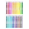 Picture of SET CALLIGRAPHY DELI MARKER WASHABLE BRUSH CASE PLASTIC 24 COLORS 1.0-8.0 mm COLOR EMOTION