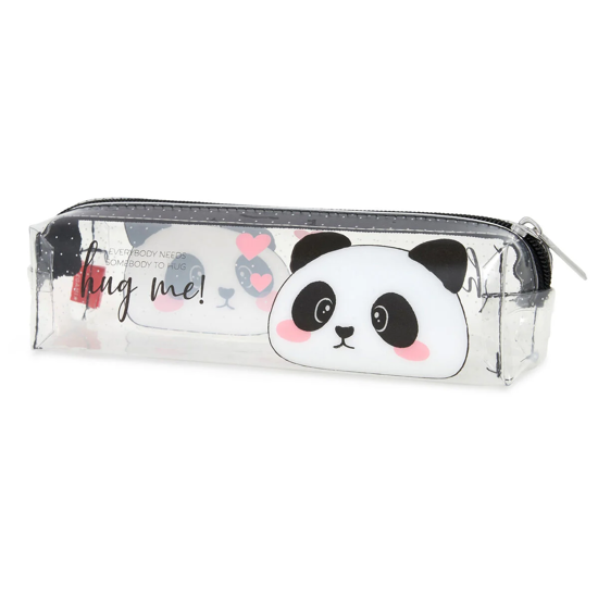 Picture of Pencil case transparent Panda Legami