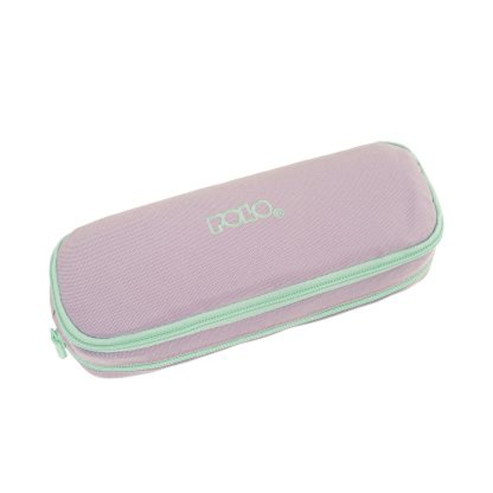 Picture of PENCIL CASE POLO DUO BOX CORD TWO COLOR PASTEL PURPLE/MINT 2024 937004-4559