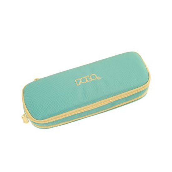 Picture of PENCIL CASE POLO DUO BOX CORD TWO COLOR MINT/PASTEL YELLOW 2024 937004-5870