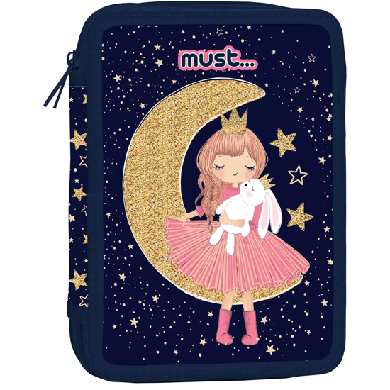 Picture of PENCIL CASE DOUBLE FILLED MUST 15X5X21 GIRL MOON