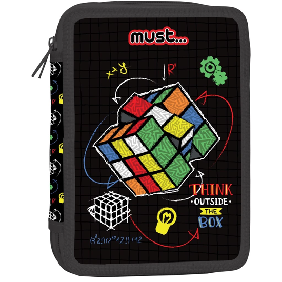 Picture of PENCIL CASE DOUBLE FILLED MUST 15X5X21 OUTSIDE THE BOX RUBIK