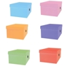 Picture of CARDBOARD STORAGE BOX THE LITTLIES IN 6 COLORS, 33X24X18 CM.