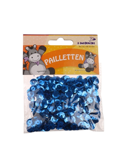 Picture of SPANGLES DECORATIVE BLUE COLOR 9 MM 15 G CLIPPONDI