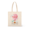 Picture of COTTON Tote BAG 42x38,5cm AIR BALLOON FOLLOW YOUR DREAMS THEY KNOW THE WAY LEGAMI