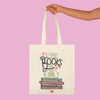 Picture of COTTON Tote BAG 42x38,5cm BOOKLOVER - SO MANY BOOKS, SO LITTLE TIME.. LEGAMI