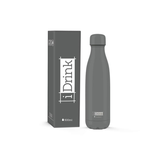 Εικόνα της ΠΑΓΟΥΡΙ i DRINK ID0401 THERM BOTTLE 500ml GREY