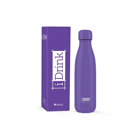 Εικόνα της ΠΑΓΟΥΡΙ I DRINK ID0407 THERMAL BOTTLE 500ML PURPLE