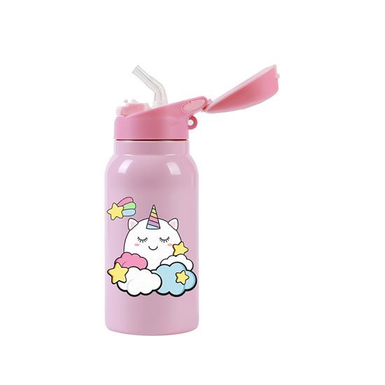 Picture of CANTEEN I DRINK ID0513 THERM BOTTLE 350ML UNICORN