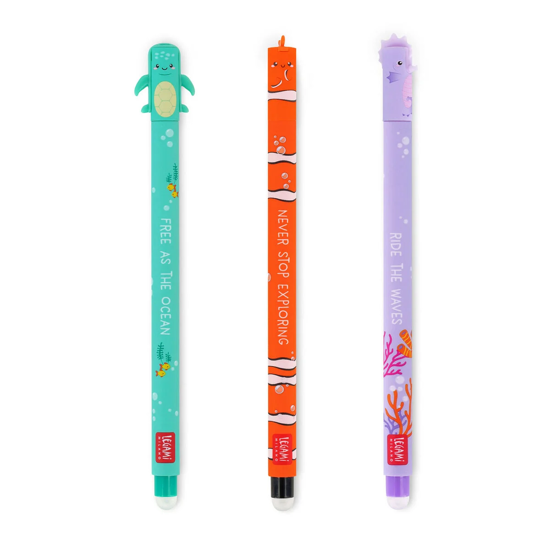 Picture of Set of 3 Erasable Gel Pens Legami