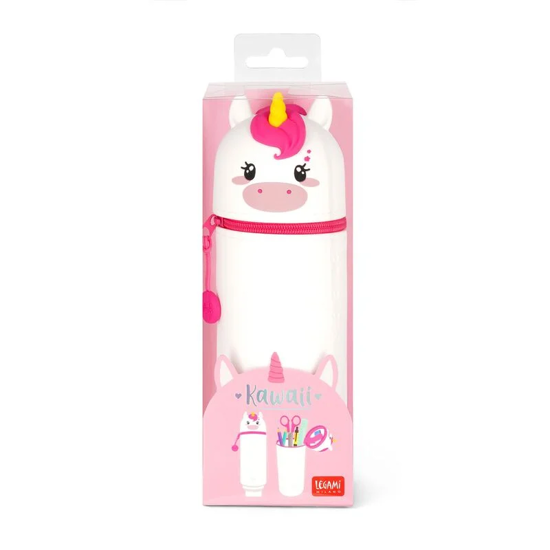 Picture of CASE - PENCIL CASE 2 IN 1 SILICONE UNICORN LEGAMI