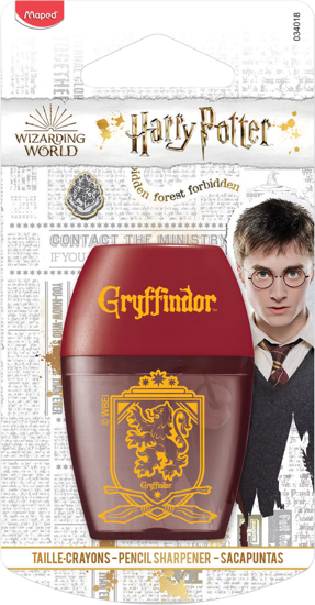 Εικόνα της Ξύστρα Maped 1 Τρύπα Harry Potter Gryffindor