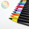 Picture of Set of 12 pcs Brush Markers Pastel tones Legami