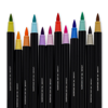 Picture of Set of 12 pcs Brush Markers Pastel tones Legami