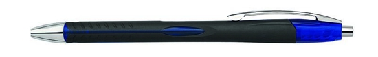 Picture of Pen UNIMAX AEROGRIP STEEL 1,0mm ballpoint with button Blue