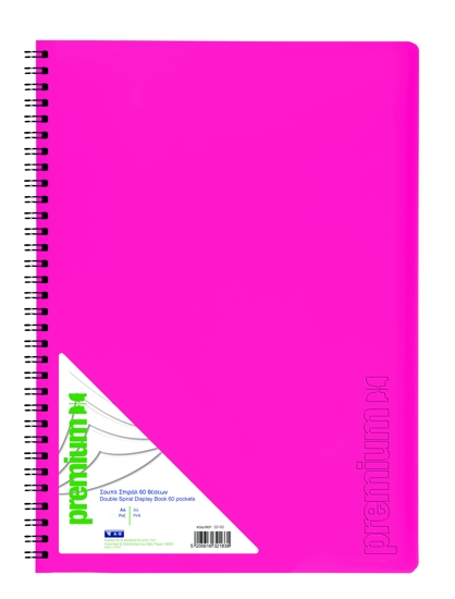 Picture of Supple Spiral PP Premium 60 sheets A4 Pink