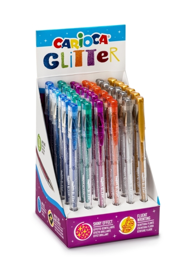 Picture of Pen glitter Carioca  6 colors 1mm