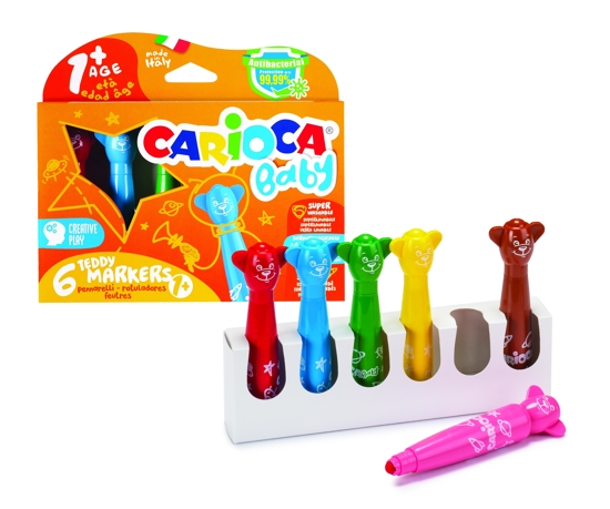 Picture of Markers Teddy 1+ 6 pcs Carioca