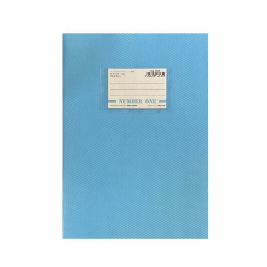 Picture of NOTEBOOK NUMBER ONE 50sh PASTEL LIGHT BLUE STRIPED