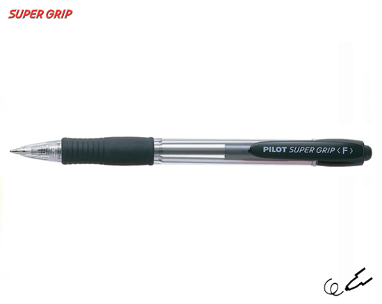 Picture of PILOT PEN SUPER GRIP FINE 0,7mm BLACK