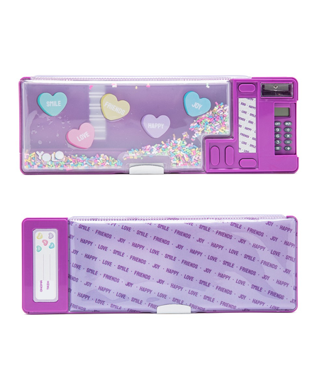 Picture of Retro Case with computer HEARTS WITH SPRINKLES