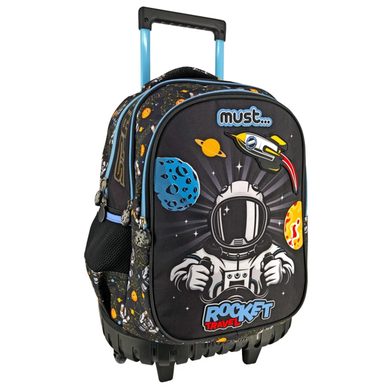 Picture of School Backpack Trolley Primary School Rocket Travel Must 3 Cases