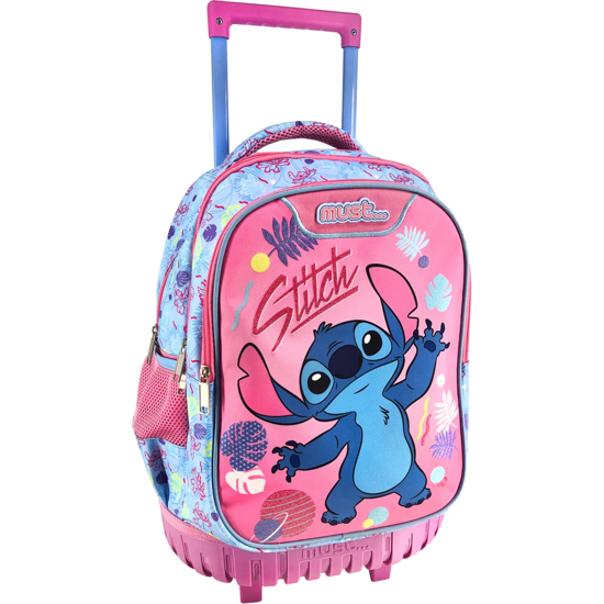 Picture of School Backpack Trolley Primary School Disney Stitch Must 3 Cases