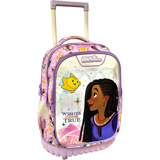 Picture of School Backpack Trolley Primary School Disney Wish Wishes Come True 3 Cases