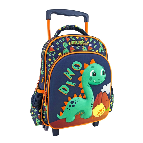 Picture of School Bag Trolley Kindergarten Must Dino 2 Cases