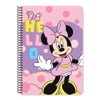 Picture of NOTEBOOK SPIRAL 17X25 2 SUBJECTS 60SH MINNIE 2 DESIGNS