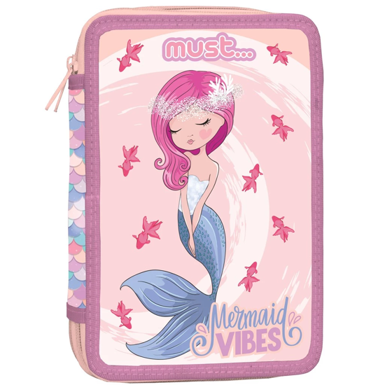 Picture of School Pencil case Triple Full Mermaid Vibes Must