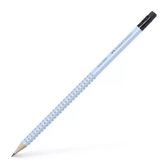 Picture of PENCIL GRIP WITH ERASER SKY BLUE B