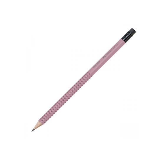 Εικόνα της Μολύβι Grip με Γόμα 2B Ροζ Faber-Castell