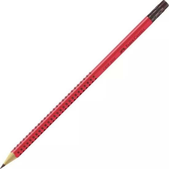 Picture of PENCIL GRIP WITH ERASER RED B