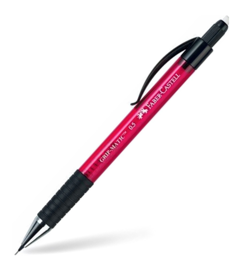 Picture of MECHANICAL PENCIL FABER GRIPMATIC 0,5MM RED