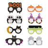 Picture of Set of 8 Pairs of Paper Halloween Party Eyeglasses Legami