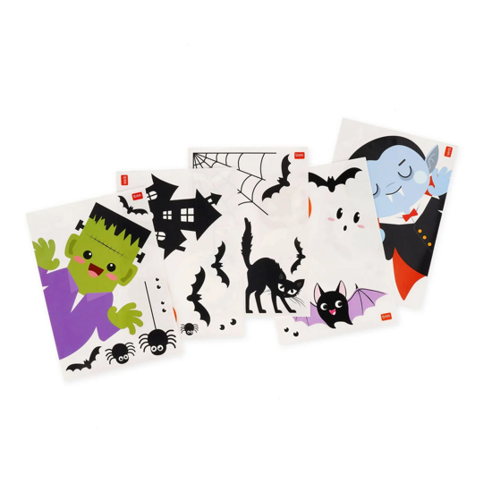 Picture of Set of 35 Halloween Static Cling Window Stickers - Windo-Wow Legami