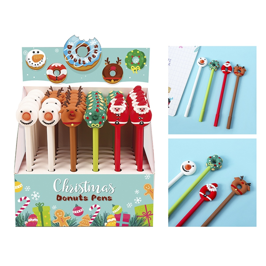 Εικόνα της ΣΤΥΛΟ TOTAL XMAS BN1093 CHRISTMAS DONUTS PENS