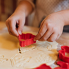 Εικόνα της Set of 5 Cookie Cutters with Stamps Christmas - Cookie Time! Legami