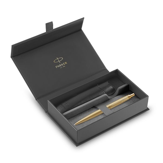 Picture of Pen Parker Jotter XL Monochrome gold ballpen + Gift black pouch