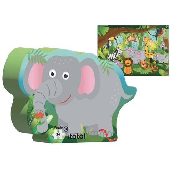 Εικόνα της ΠΑΖΛ i-TOTAL XL2270 JUNGLE FRIENDS 3+ 24pcs 42x30cm