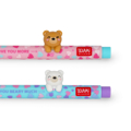 Εικόνα της Στυλό Gel Σετ 2 τεμ Beary in Love - Lovely Friends Limited Edition Legami