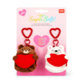 Picture of Keychain set of 2 with Teddy Bear plush Limited edition - Super Soft! - Tiny Legami