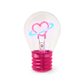 Picture of Lightbulb Shaped Table Lamp Planet Heart - Bulb Fiction Legami