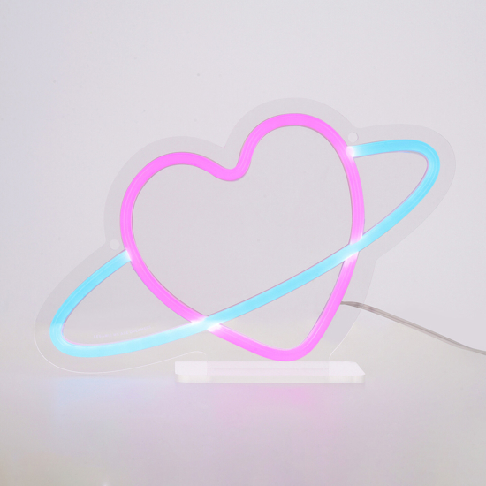 Picture of Neon-Effect LED Sign Heart - It's A Sign Legami