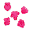 Εικόνα της Set of 5 Cookie Cutters with Stamps Valentine’s Day - Cookie Time! Legami